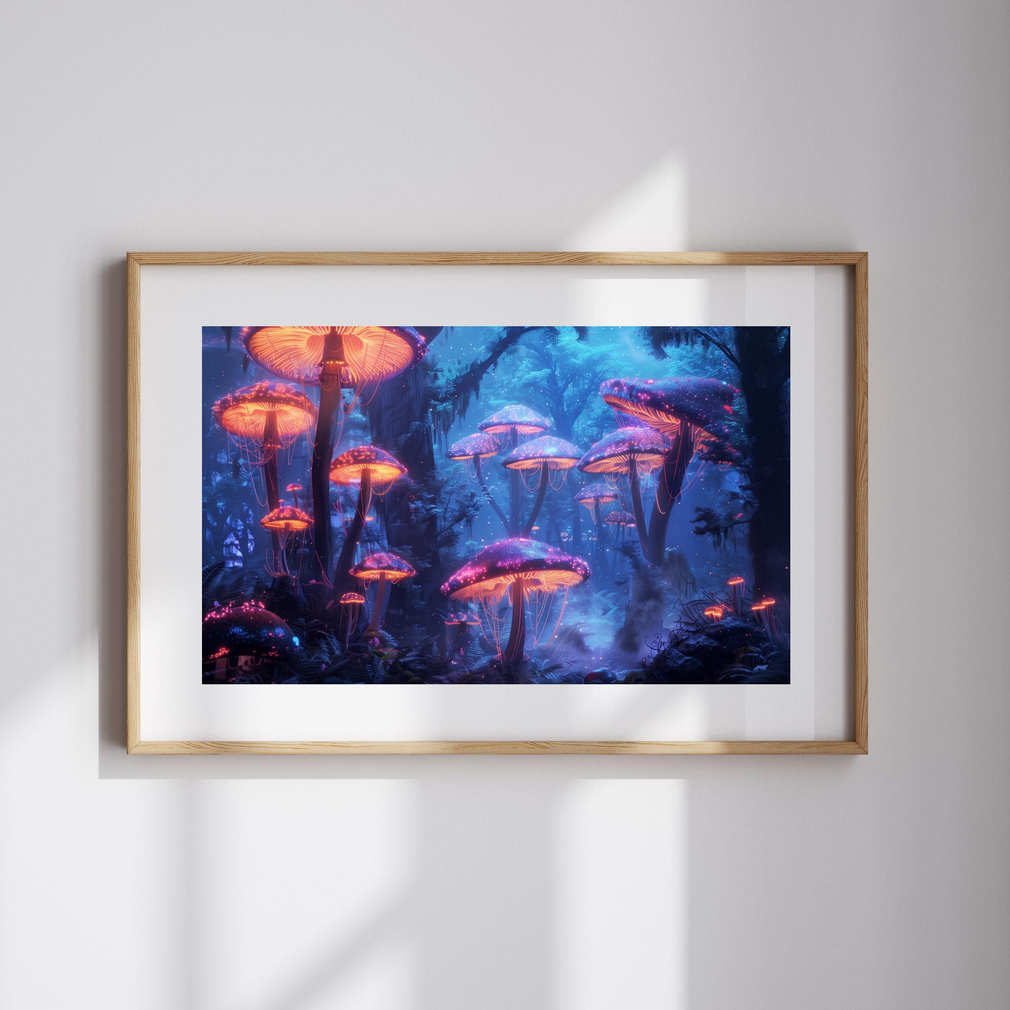 Fantasy Landscape Art for Whimsical Decor Surreal Wall Art for ...