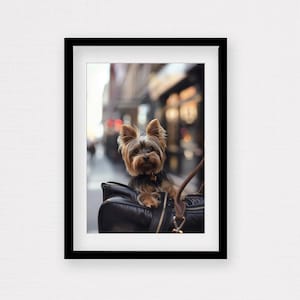 Yorkshire Terrier Art Gift for Dog Owner Yorkie Wall Art Gift for Dog Mom Yorkie Portrait for Pet Owner Gift Dog Photography Dog Lover Gift