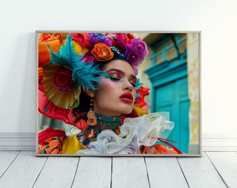 Fashion Photography Print High Fashion Poster Gift for Fashionista Bedroom Wall Decor for Women Gift for Fashion Designer Maximalist Art