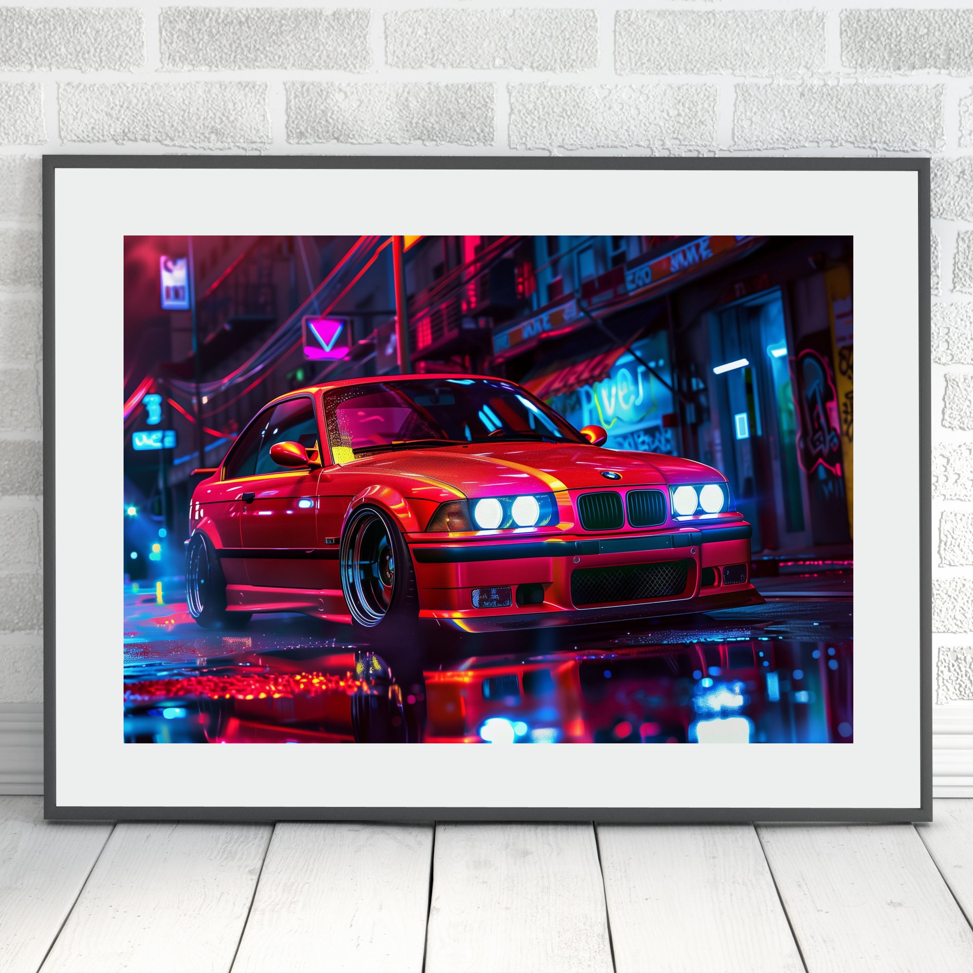 USA製 90s BMW Group Fine Art ロンT 観音像　アートt USA製 90s BMW Group Fine Art ロンT 観音像 アートt