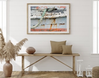 Fishing Boat Art Maritime Gift for Fishermen Nautical Wall Art Rustic Decor for Home Boat Photography Gift for Boat Lover Wooden Boat Decor