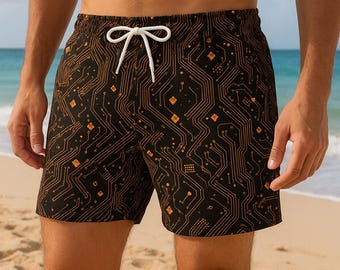 Capsule Men's Quick Dry Swim Trunks With Mesh Lining - Board Shorts Sizes S-10XL