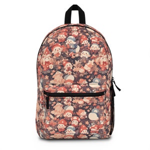 Kawaii Mushroom Garden Backpack - Cute and Whimsical Design