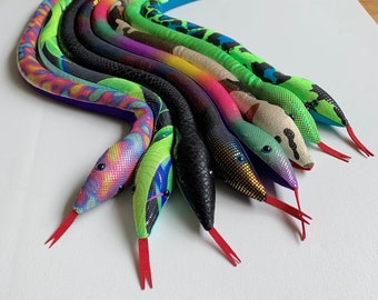 Snake Stuffed Animals - Cute and Cuddly Reptile Plushies for Kids - Fun Bean Bag Toys - Animals Stuffing - Unique Gift Idea