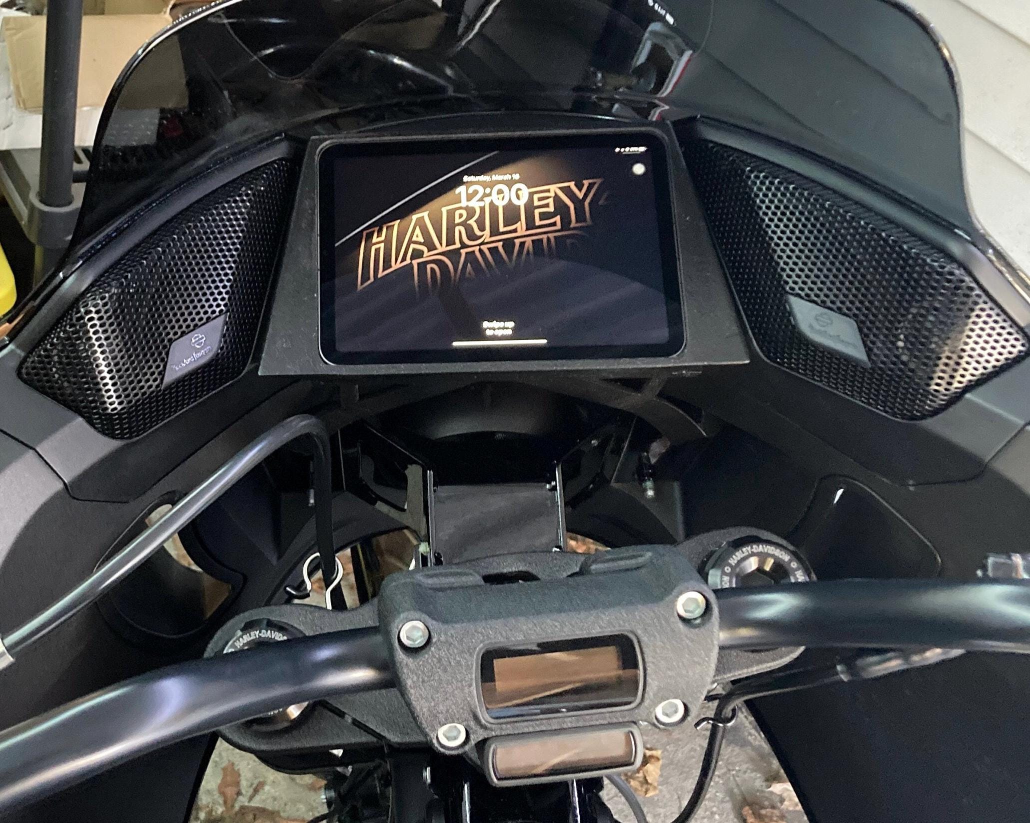 Harley Low Rider ST iPad Mini Mount | Secure Navigation Tablet