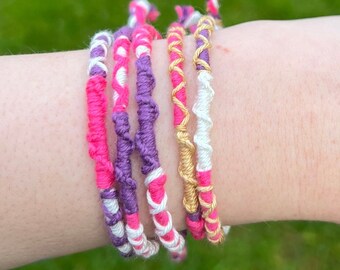 Mystery Scoop-Surprise Friendship Bracelet- Adjustable- Handmade accessories- Handmade jewelry-Summer Fashion - Dreadlock,Festival Wristband
