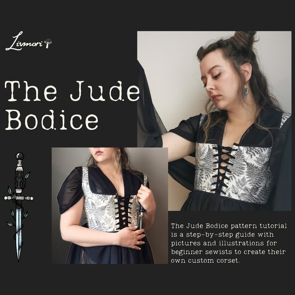 The Jude Bodice - Digital Sewing Pattern - Corset top - Livmori Atelier