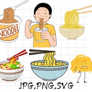 cute ramen noodles clipart\ png kawaii\ noodles chinese\ food clipart\digital download cartoon drawing\ kawaii food png noods