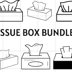 Doodle Tissue box SVG\ PNG\ Psd\ outline\ tissue paper svg\tissue png