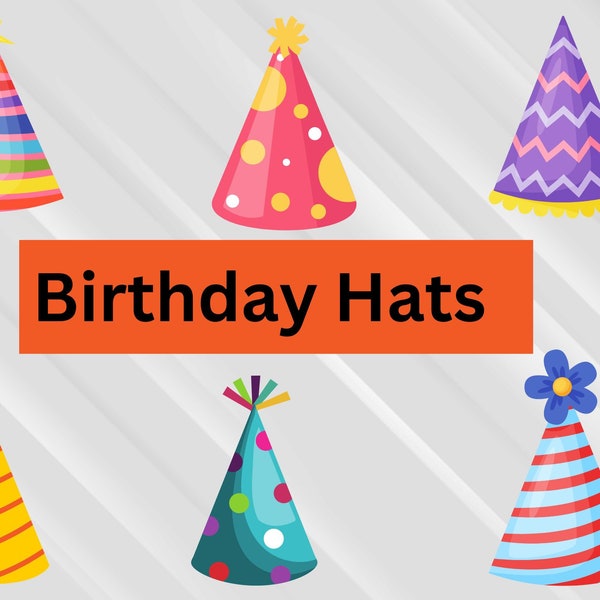 Birthday hat svg, Birthday party svg, Party hat png, Birthday hat clipart, Celebration hat svg, Party hats vector, Celebration birthday