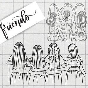 Best friends Svg| Friendship Day| Besties Svg| Best girlfriends Svg| Friends forever Svg|