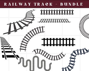 Trein tracks Svg, Svg-bestanden voor Cricut, transport SVG, trein clipart, trein PNG, tracks Svg, transport Svg, trein gesneden bestand, tracks SVG