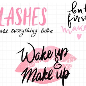 Makeup Sublimation Bundle\ Makeup Png\ Cosmetic PNG Design\ Coffee Cup Png\ Makeup Lover Png\ Sublimation Design\ Makeup Bag Png