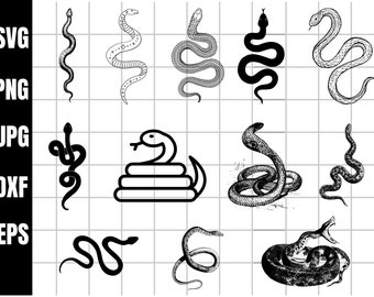 Snake SVG Bundle | Floral Snake SVG | Celestial snake SVG | Snake With Flowers Svg | Mystical Snake Svg | Snake Clipart | Snake Silhouette |