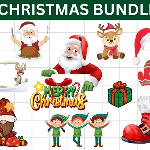 Christmas SVG, Christmas Clipart, Svg Files, Santa SVG, Christmas Cut Files, Christmas Svg Bundle, Christmas decoration svg, Merry Christmas