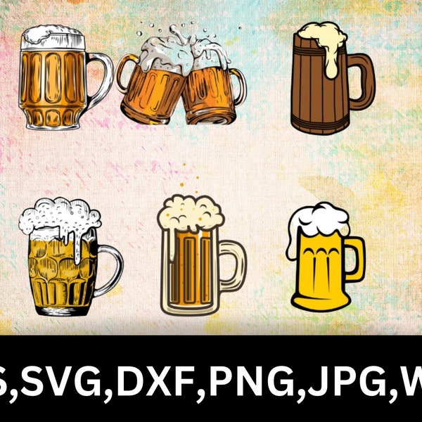 Beer Mug SVG\ Beer Mug Silhouette\ SVG Cut Files\ Beer Mug Bundle SVG\ Beer Mug Clipart\ Beer Mug Cut File\ Beer Svg\ Instant Download