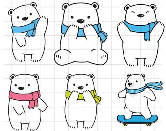 Eisbär SVG, Eisbär Png, Eisbär Clipart, Eisbär, Eisbär Vektor, Eisbär Silhouette, Eisbär Silhouette, Winter Tier Schmuck, Eisbär