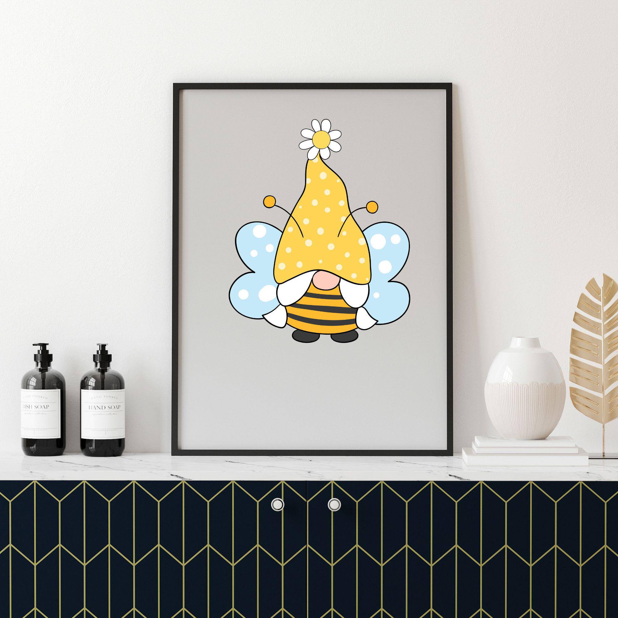 Bee Gnome Svg\ Spring Gnomes Cut Files\ Summer Gnomes Svg\ Dxf\ Eps ...