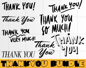 Thank You SVG, Thank You Sign, hearts, Wedding Thank you svg, Thank you card, Printable, Thankful, Cut File Cricut, Silhouette