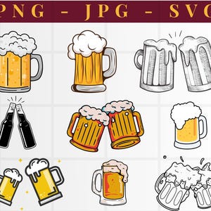 Beer Svg - Beers Cheers Svg - Cheers Svg - Beer Mugs Svg - Drinking Svg - Beer Glass Svg - I Need Beer Svg - Alcohol Svg - Craft Beer Svg