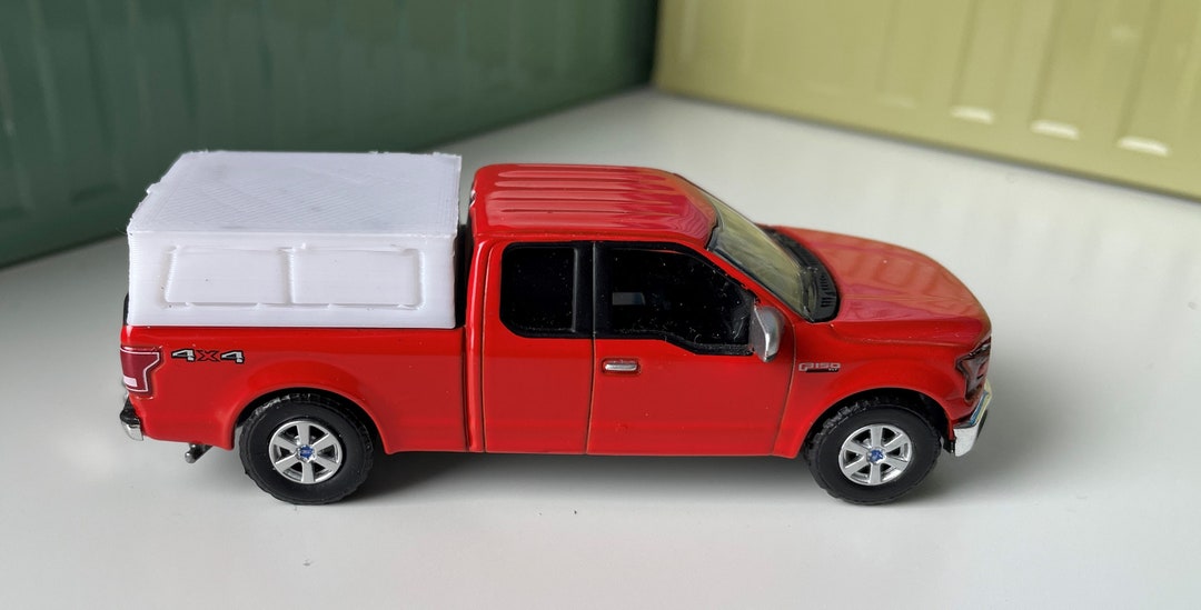 3D Printed Add-on Pickup Truck Windows Shell for 1/64 Greenlight (see ...