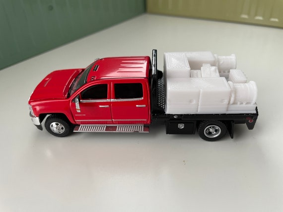 3D Print Add on 1/64 Fire Truck Brush Bed Set for Tradesman