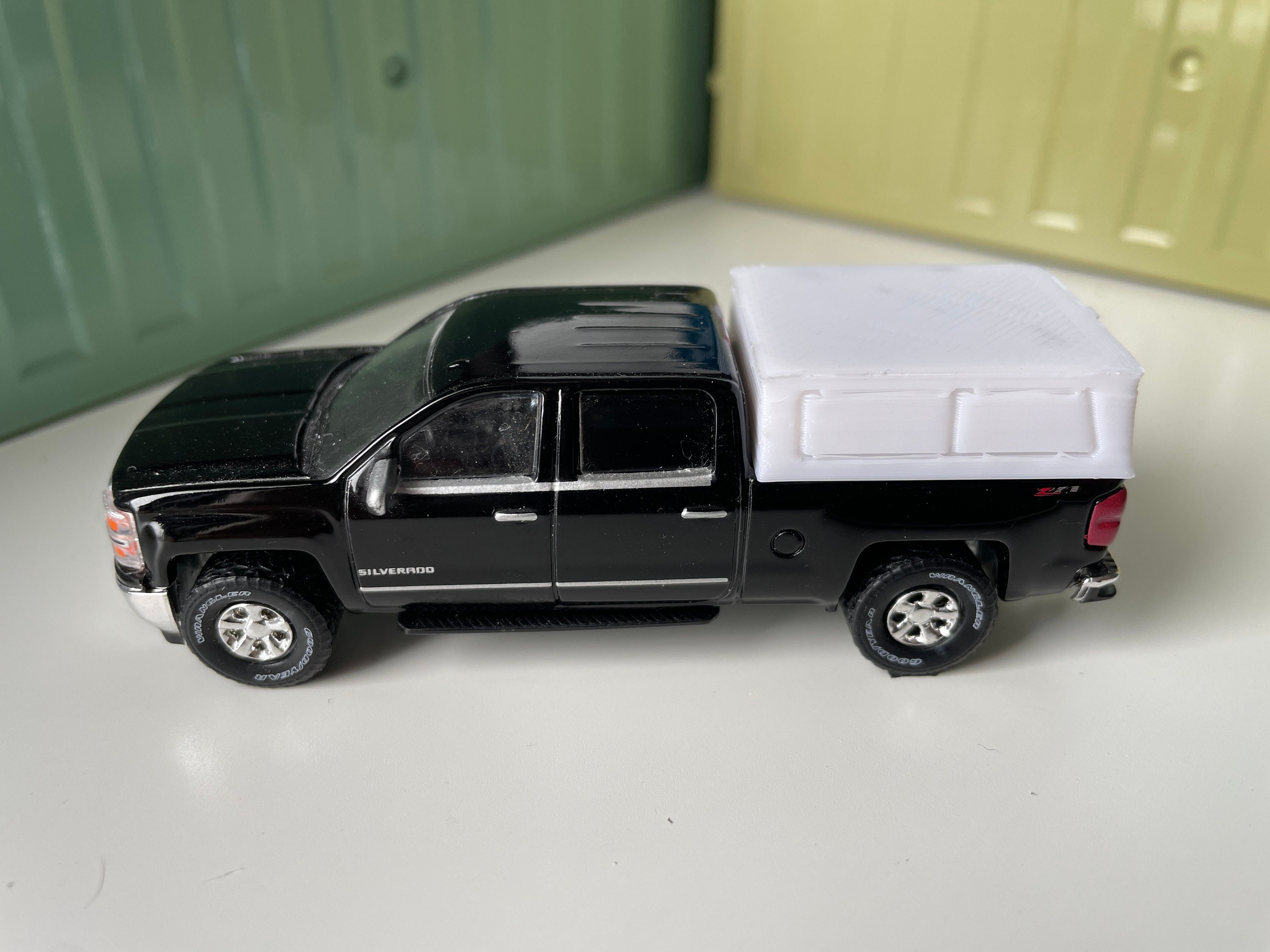 3D Printed Add-on Pickup Truck Windows Shell for 1/64 Greenlight (see ...