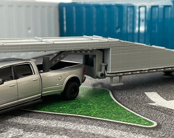 3D Printed Add-on for 1/64 Greenlight Gooseneck Trailer - Three