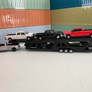3D Print 1/64 6 Vehicle Kingpin Trailer for Greenlight Mack Anthem and Pickups
