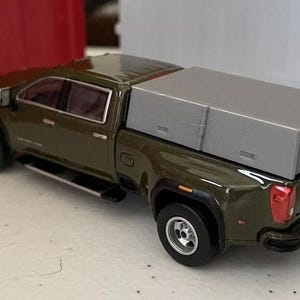 3D Printed Add-On Truck Cap /Shell for 1/64 Greenlight GMC Sierra 3500 HD Denali