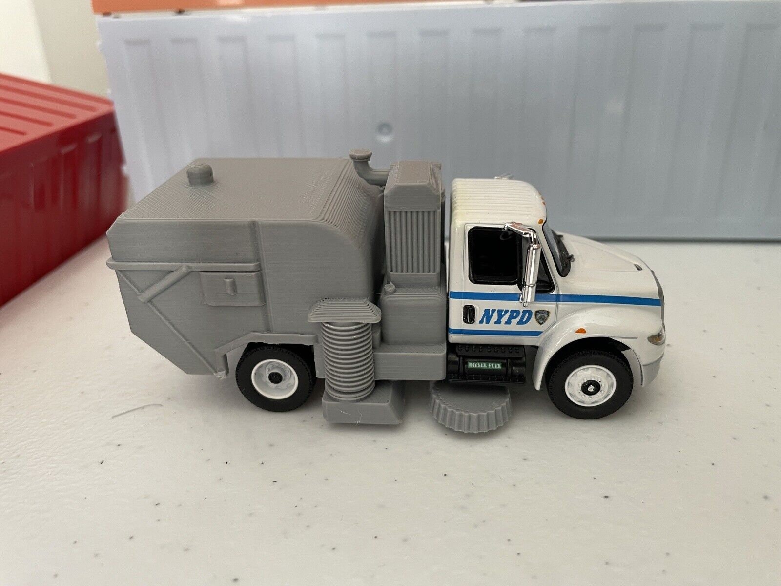 3D Print Street Sweeper Bed Set for 1/64 Greenlight
