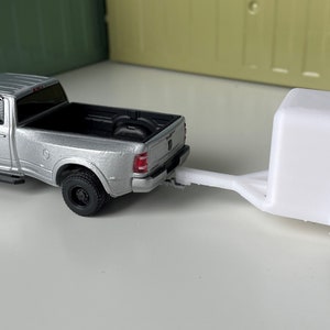 3D Printed U Haul Style Trailer For 1/64 Diecast Vehicles, Greenlight, Hot Wheel
