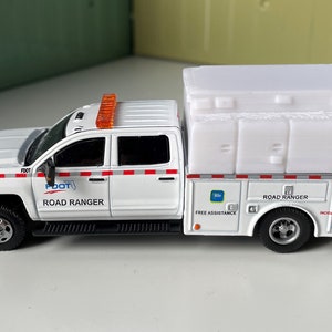 3D Print Add-On ESU Shell For Greenlight Chevrolet 3500 Silverado Service Truck