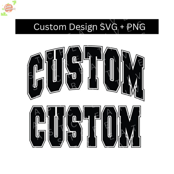 Custom Varsity Svg Png, Custom College font Svg Png, Customized design, Sport Font Svg Png, Custom Jersy Font Svg, Digital Download