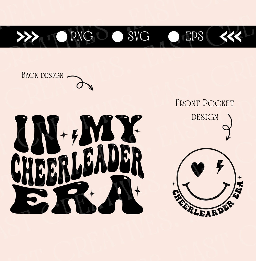 In My Cheerleader Era, in My Cheer Era, Cheerleader Svg, Cheerleader