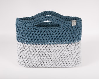 Bolso hecho a mano, clásico simple crochet moderno bolso diario para mujer