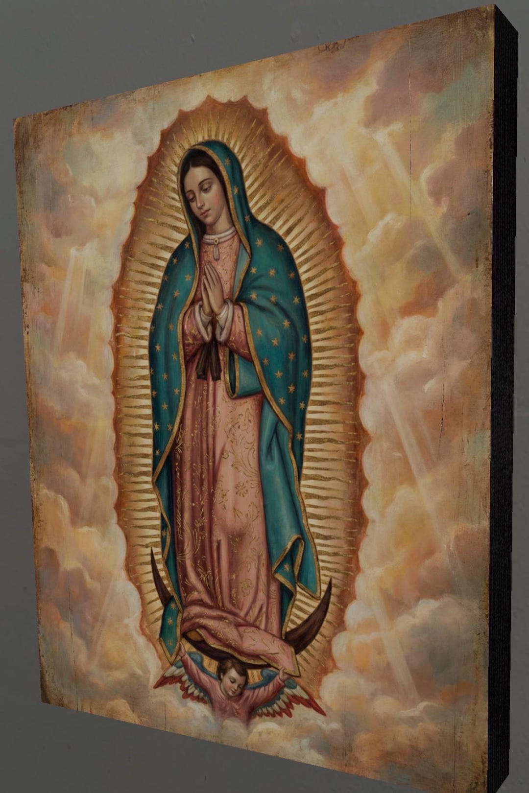Our Lady of Guadalupe Wood Panel | Catholic Art | Mexico Miracle Icon ...