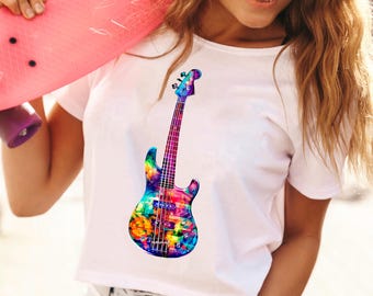 Guitar Clipart, Rasta Guitar Png, Rastafarian Guitar, Hippie Guitar Clipart, Hippie Clipart, Guitar Hippie png, Guitars Png Reggae shirt png