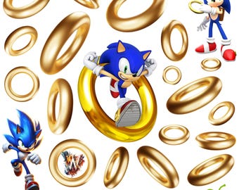 Retro Sonic Ring, Green Hill Zone Design, 3D Printed - Etsy
