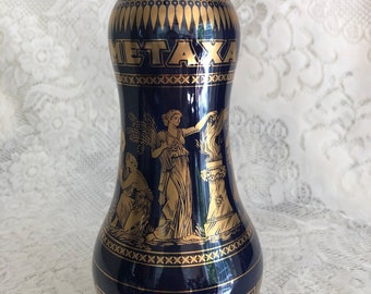 Metaxa Centenary ~ 18k Gouden Porseleinen Fles/Vaas