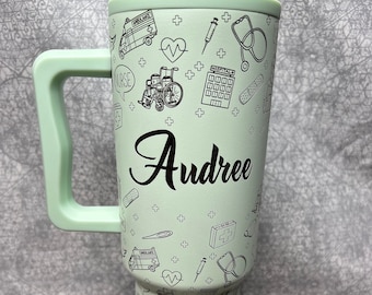 40oz Nurse Tumbler