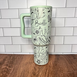 Stanley Floral Tumbler With Butterflies 30oz