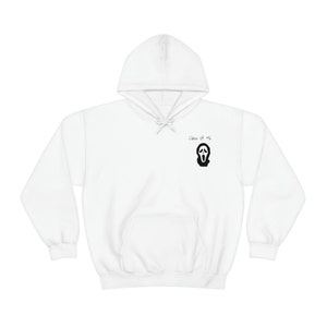 Scream High School Unisex Heavy Blend Hooded Sweatshirt hoody sweater comfy loosefitsweatshirt.woodsboro ghostface drip comfortable wear