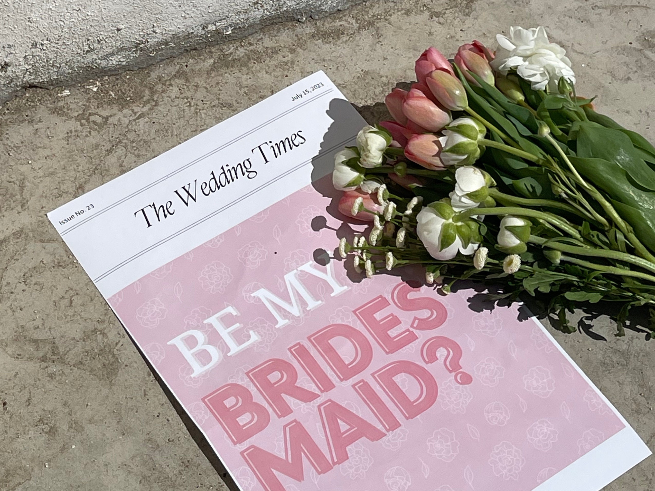 Bridesmaid Proposal Newspaper Template Etsy UK your-wedding-planned-to-perfection-light-blue-bridesmaid-dresses