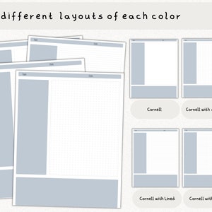 Digital Note Template, Cornell Notes, Student Note Taking, iPad ...