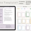 Study Guide Template, Goodnotes for College, Note Taking Template ...