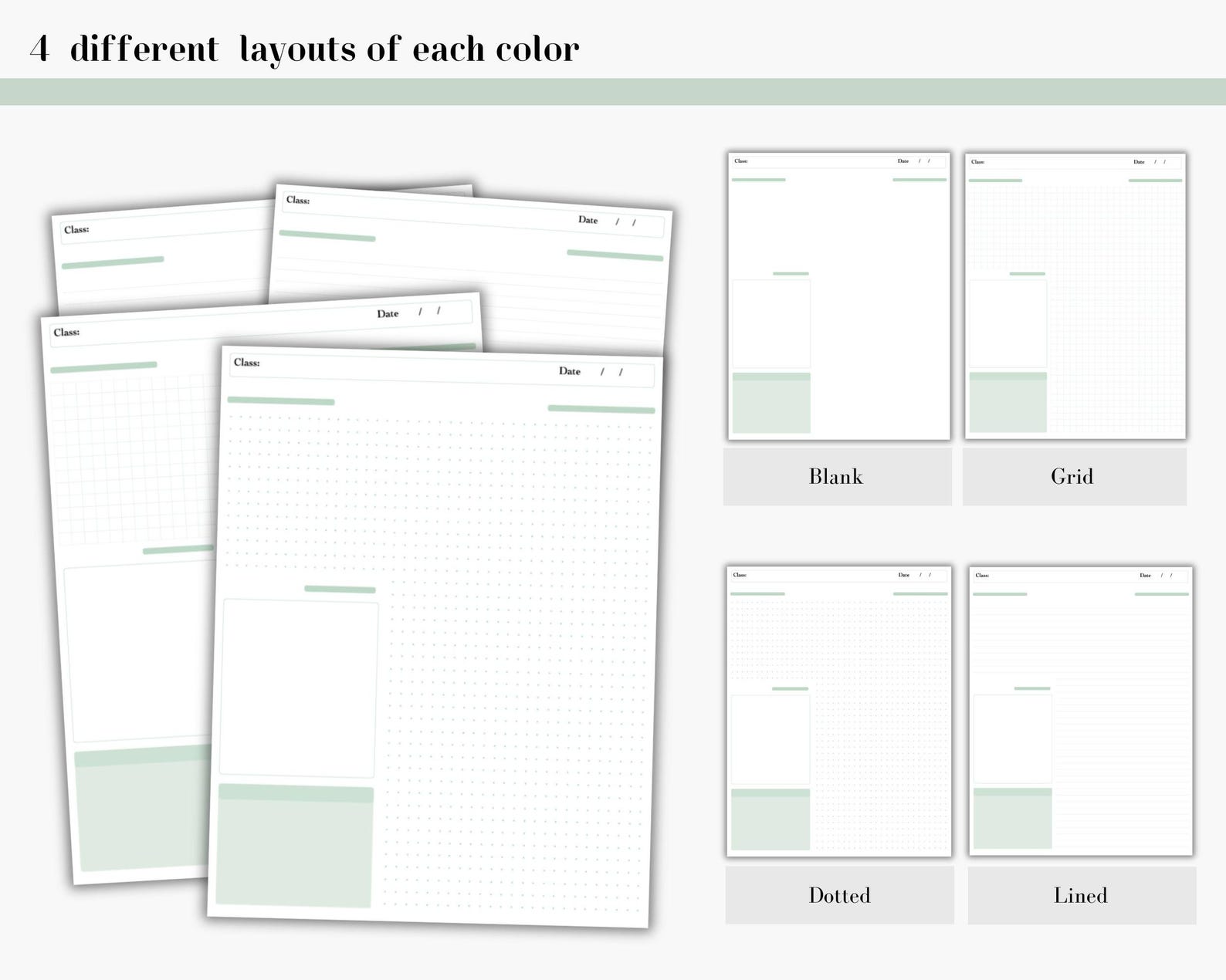 Digital Cornell Note Template Bundle for iPad Note Taking Study ...