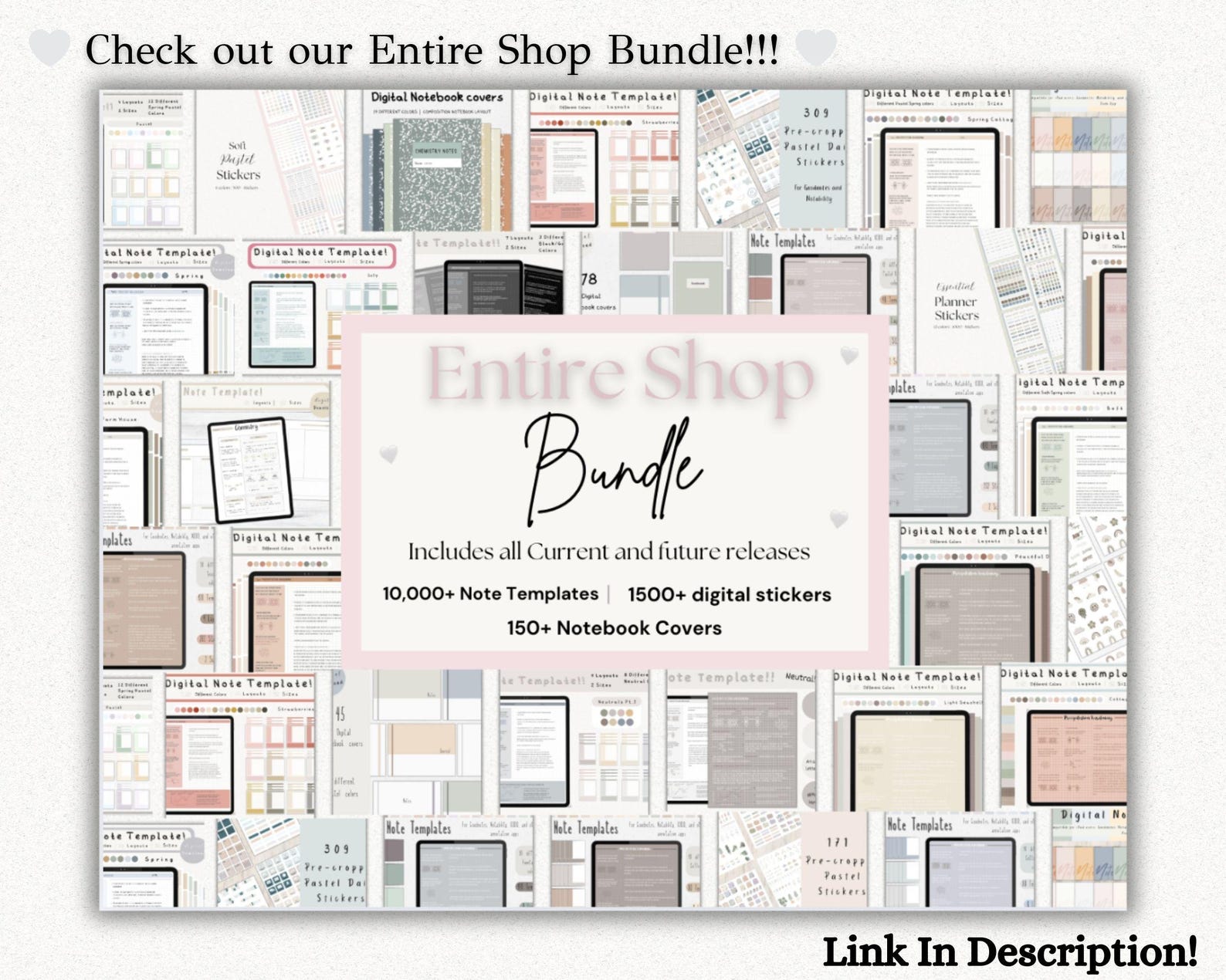 IPad Cornell Notes Template Bundle, Digital Study Notebook (PDF) - Etsy