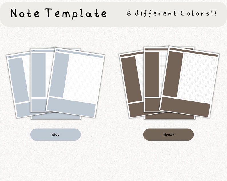 Digital Note Template Cornell Notes Student Note Taking - Etsy