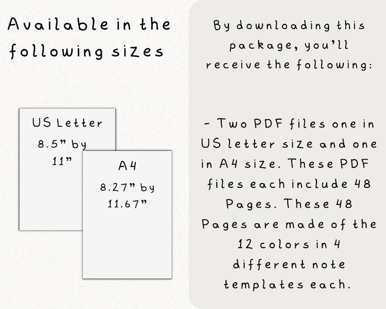 Pacchetto di modelli di note digitali Cornell per iPad, quaderno di studio per prendere appunti compatibile con GoodNotes, note accademiche per il ritratto di Notability immagine 8